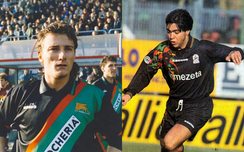 5 historic Venezia FC shirts - nss sports