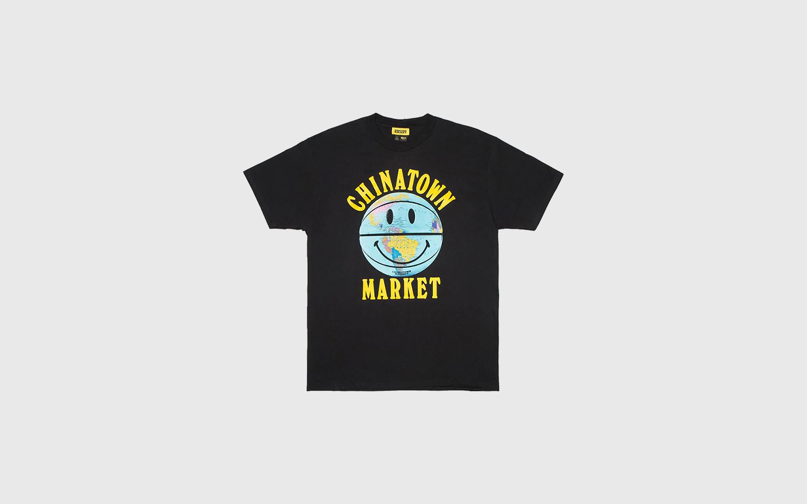 Chinatown Market Smiley Globe Ball Tee