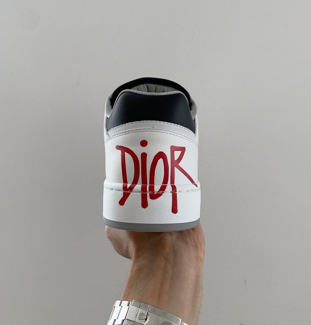 （美品）DIOR b27 スニーカー　stussyコラボ　42 美品）DIOR b27 スニーカー stussyコラボ 42 ディオール(Dior