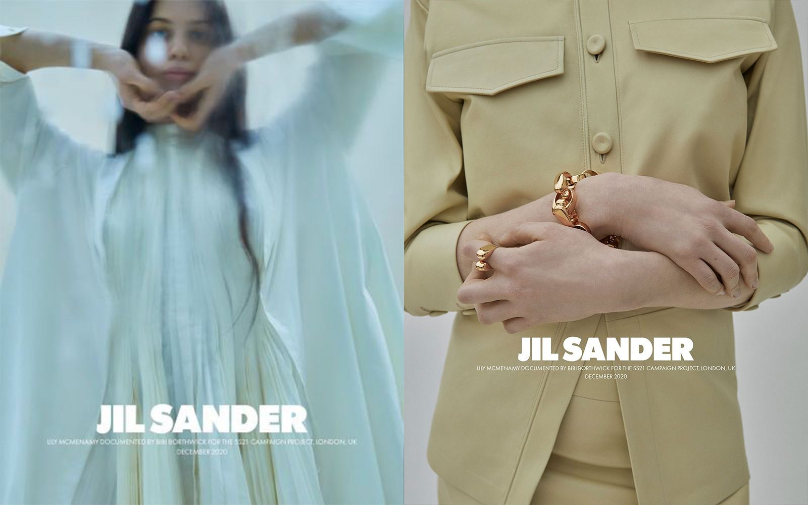 Jil Sander explores the intimate side of fashion in SS21 campaign