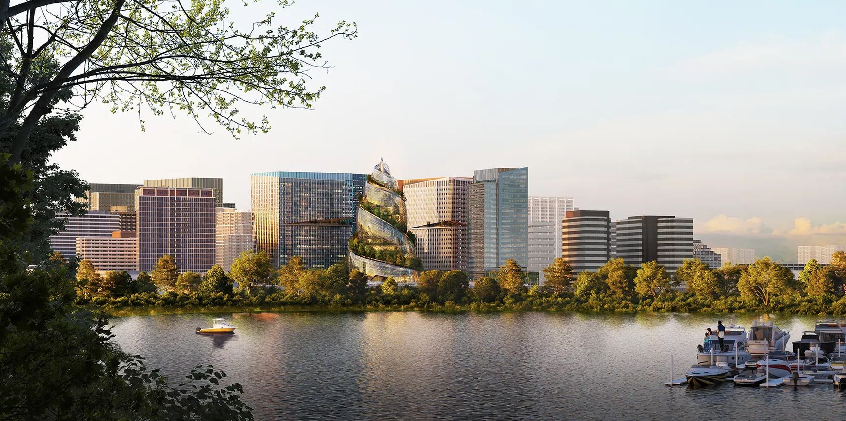 Amazon's new headquarters will be a huge tree-covered building - nss ...