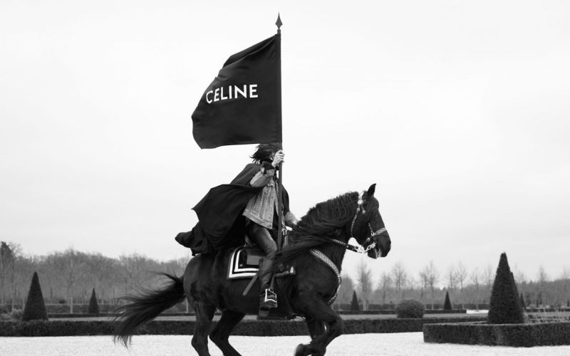 セリーヌ/CELINE 2021トレンチコート TEEN KNIGHT POEM セリーヌ