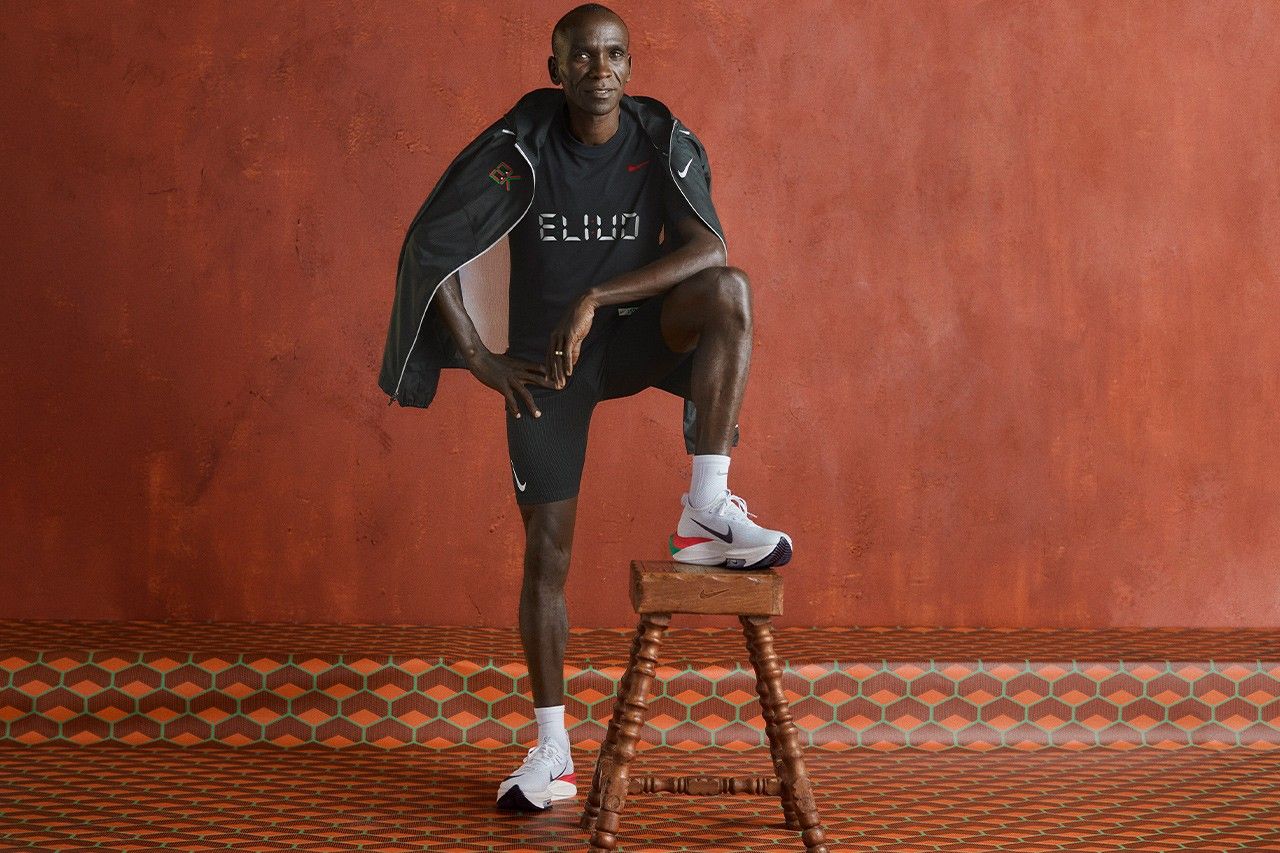 Eliud Kipchoge's records in the Nike Running capsule collection