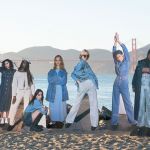 The new collaboration of Levi's and GANNI A SS21 collection in sustainable denim