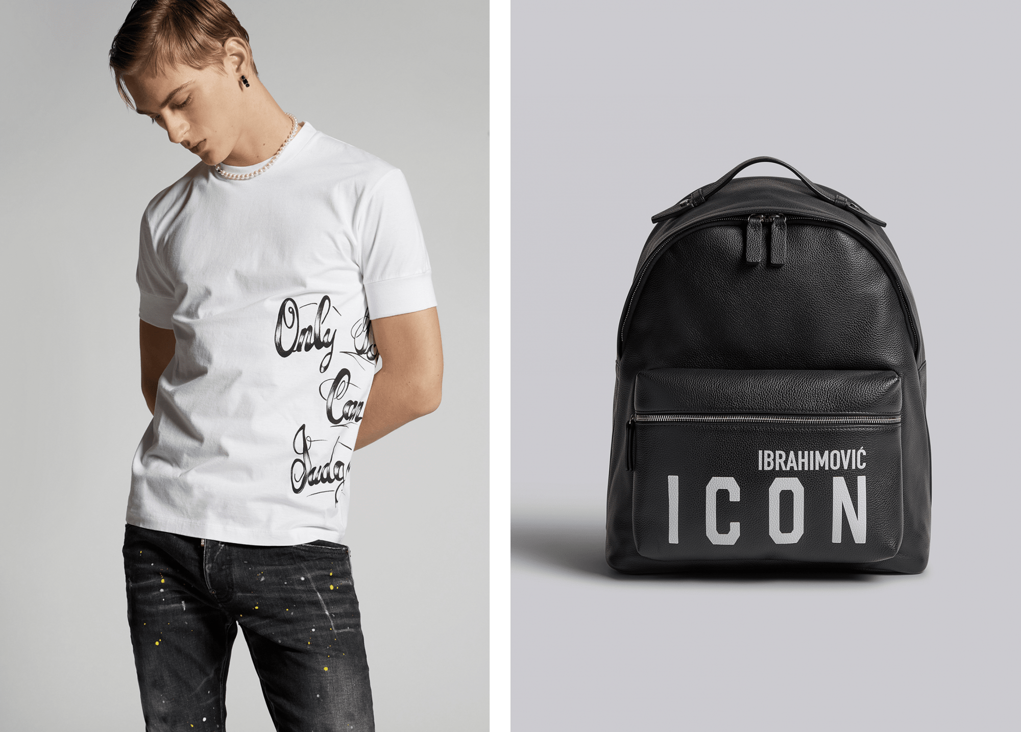Ibrahimovic ICON ジャケット DSQUARED2 42 Ibrahimovic and Dsquared2 come back togheter with a new