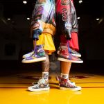 The NBA collection by Chinatown Market x Converse Take on models designed by Jeff Hamilton for the Lakers and Bulls