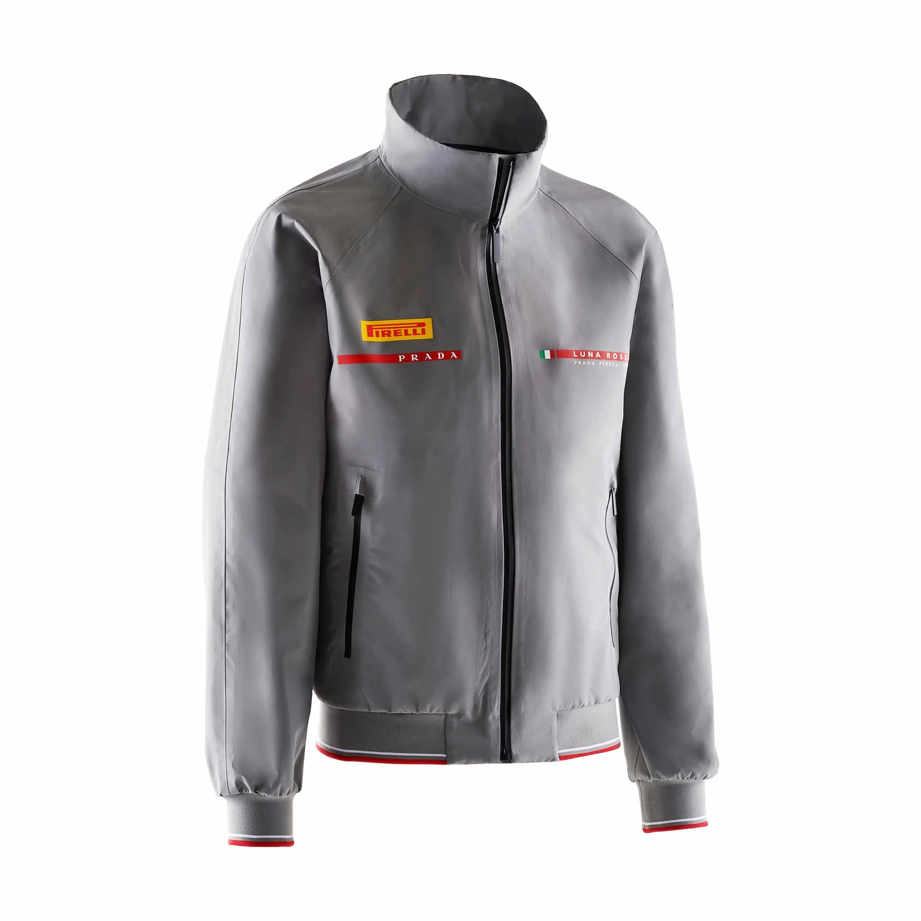 PRADA x PIRELLI LUNA ROSSA フーディー グレーLサイズ PRADA x PIRELLI LUNA ROSSA フーディー グレーLサイズ