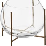 Westwing Glass and Wood Ada Vase