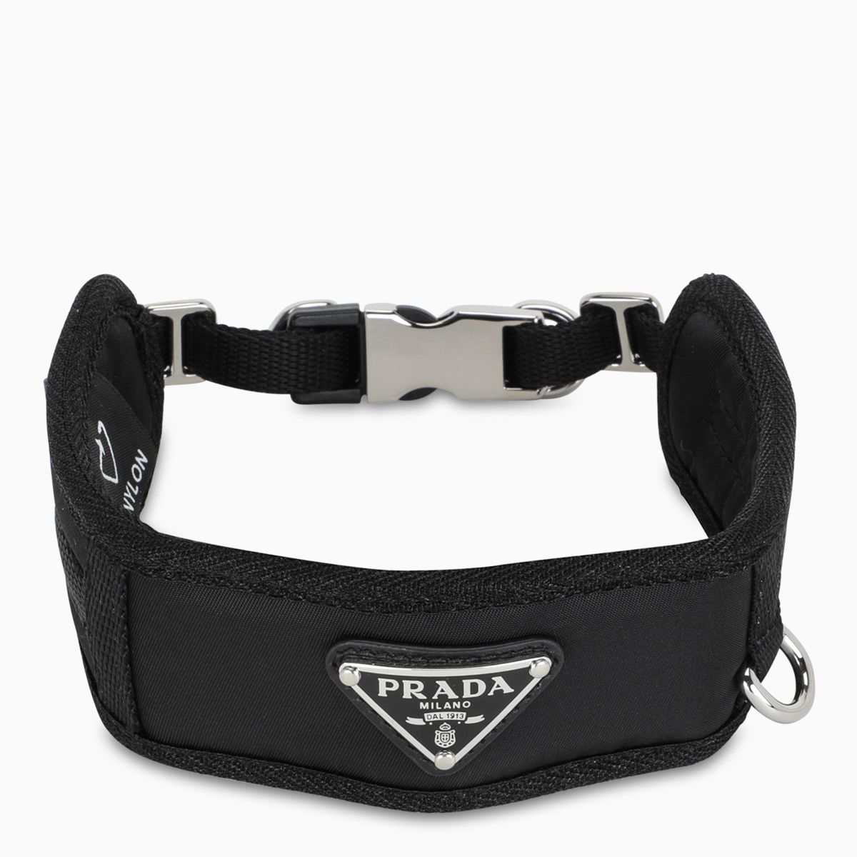 Prada Black Nylon Dog Collar