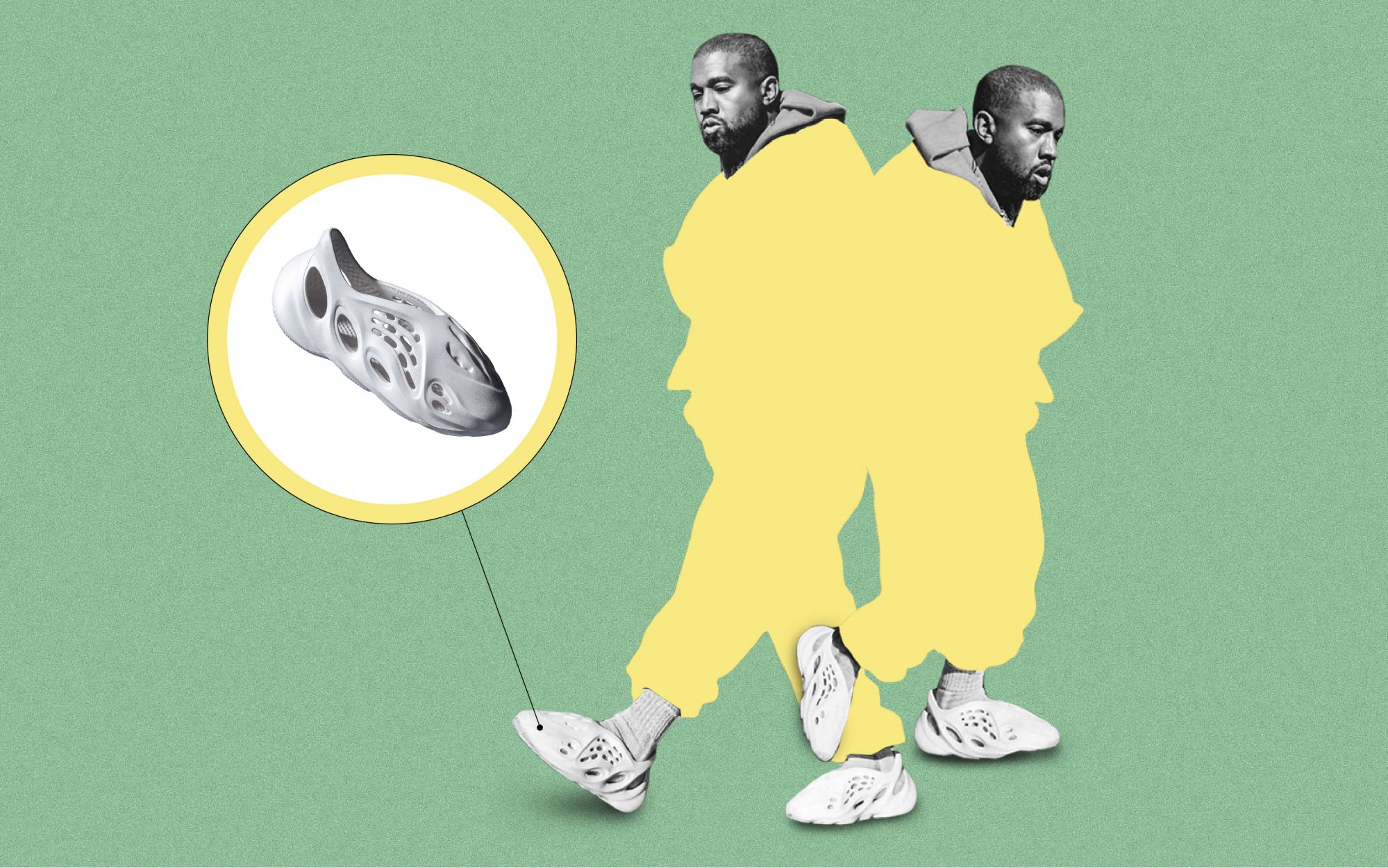Kanye West Just Surprise Dropped the YEEZY Foam Runner