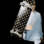 Louis Vuitton x Supreme, Monogram Skateboard Deck, TRIOMPHE, 2023
