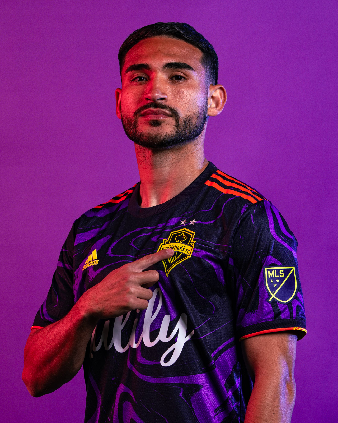 SeattleSounders 2021 ジミヘン ユニフォーム パープルヘイズ Seattle Sounders launch Jimi Hendrix-inspired kit - nss sports