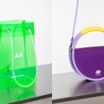 NBA and nana-nana present a sustainable capsule collection The HOOP PVC bags in Lakers, Nets, Celtics, Heat, Warriors and Bulls versions