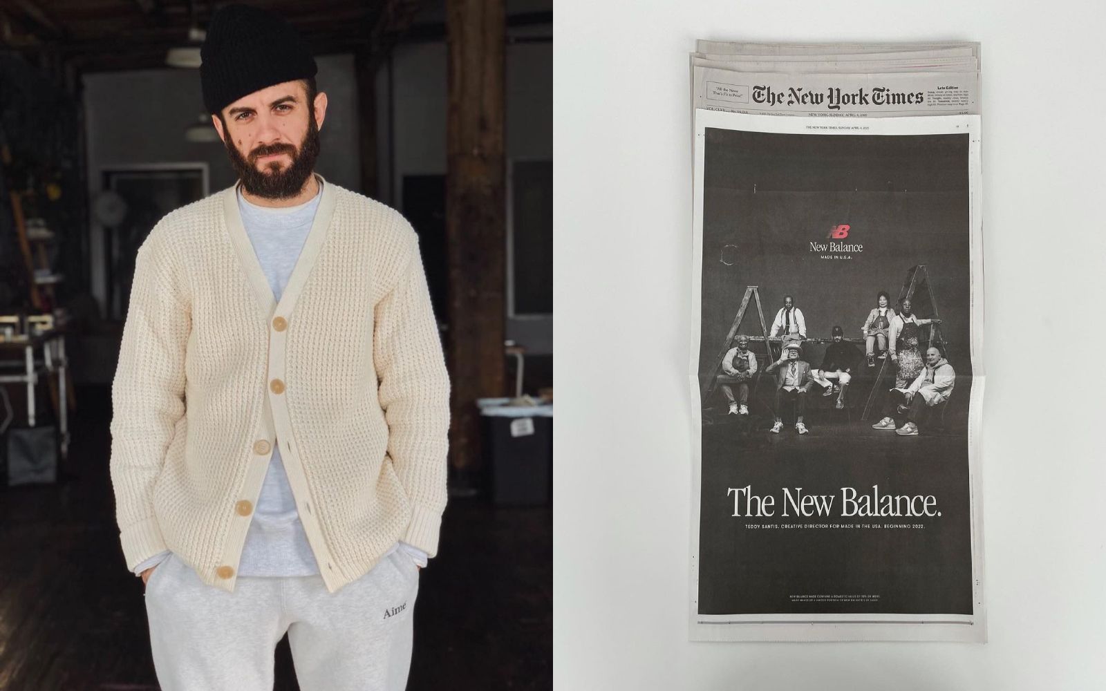 Teddy Santis is the new creative director of New Balance MADE in the USA