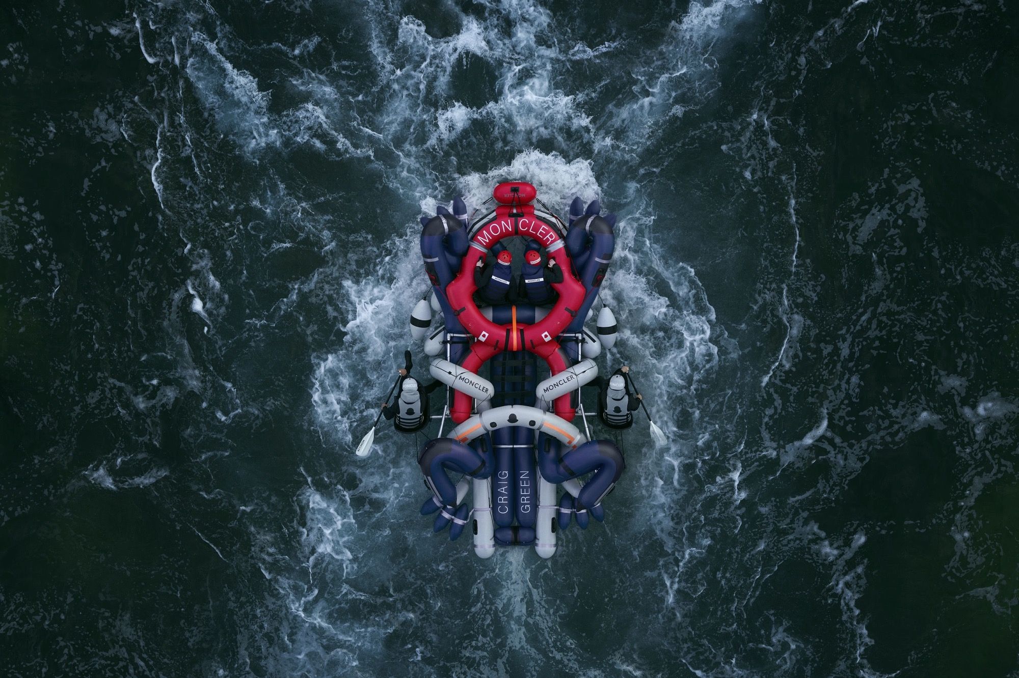 MONCLER CRAIG GREEN　コラボ リュック　バックパック　ブルー Craig Green x MONCLER GENIUS Project SS22 Launch | Hypebeast