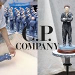 The collectible statue for C.P. Company's 50th anniversary Available in a limited edition of 150 pieces