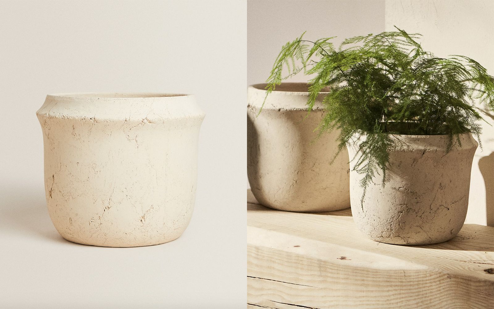 ZARA HOME Portapiante bianco