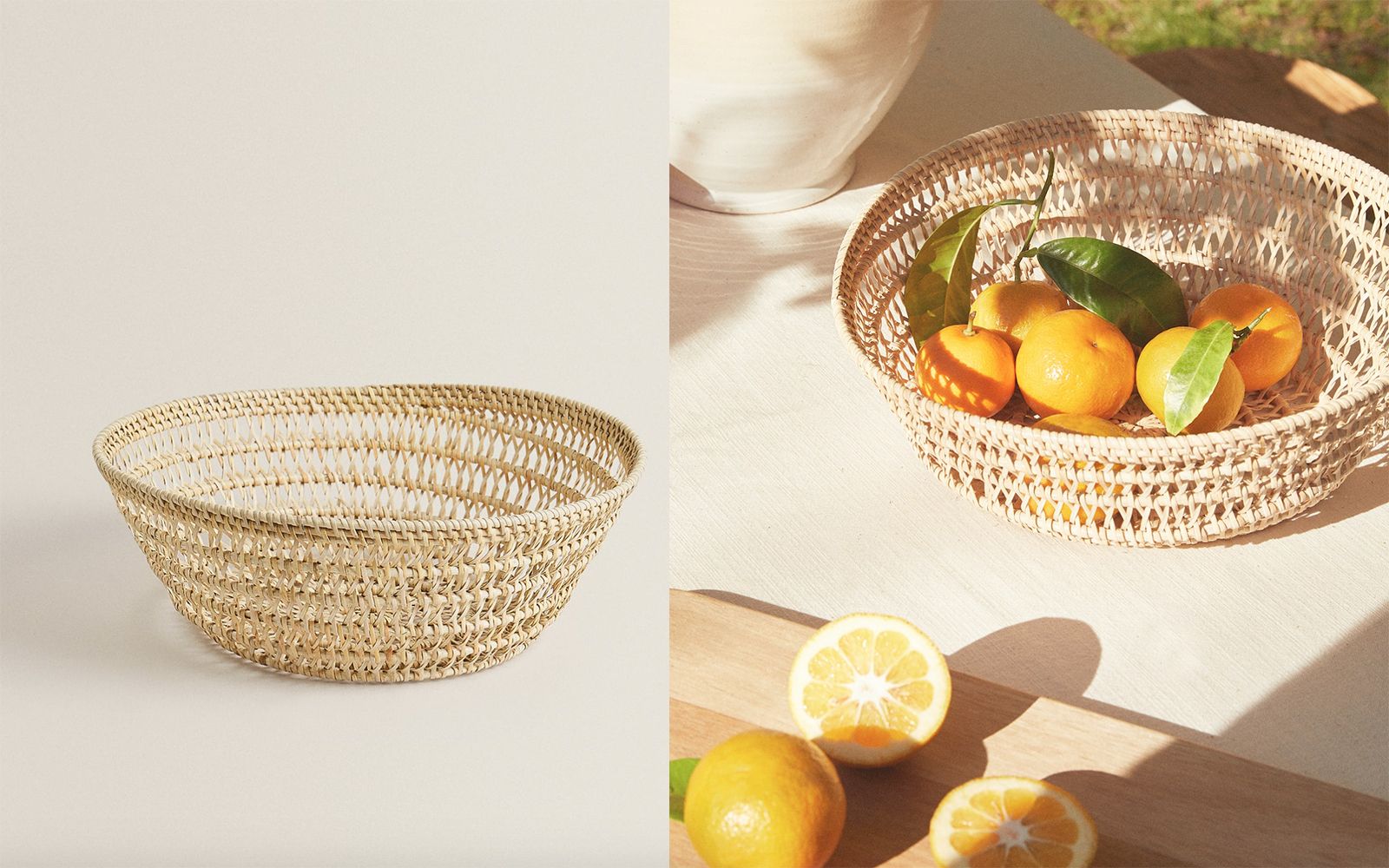 ZARA HOME Cesto intrecciato