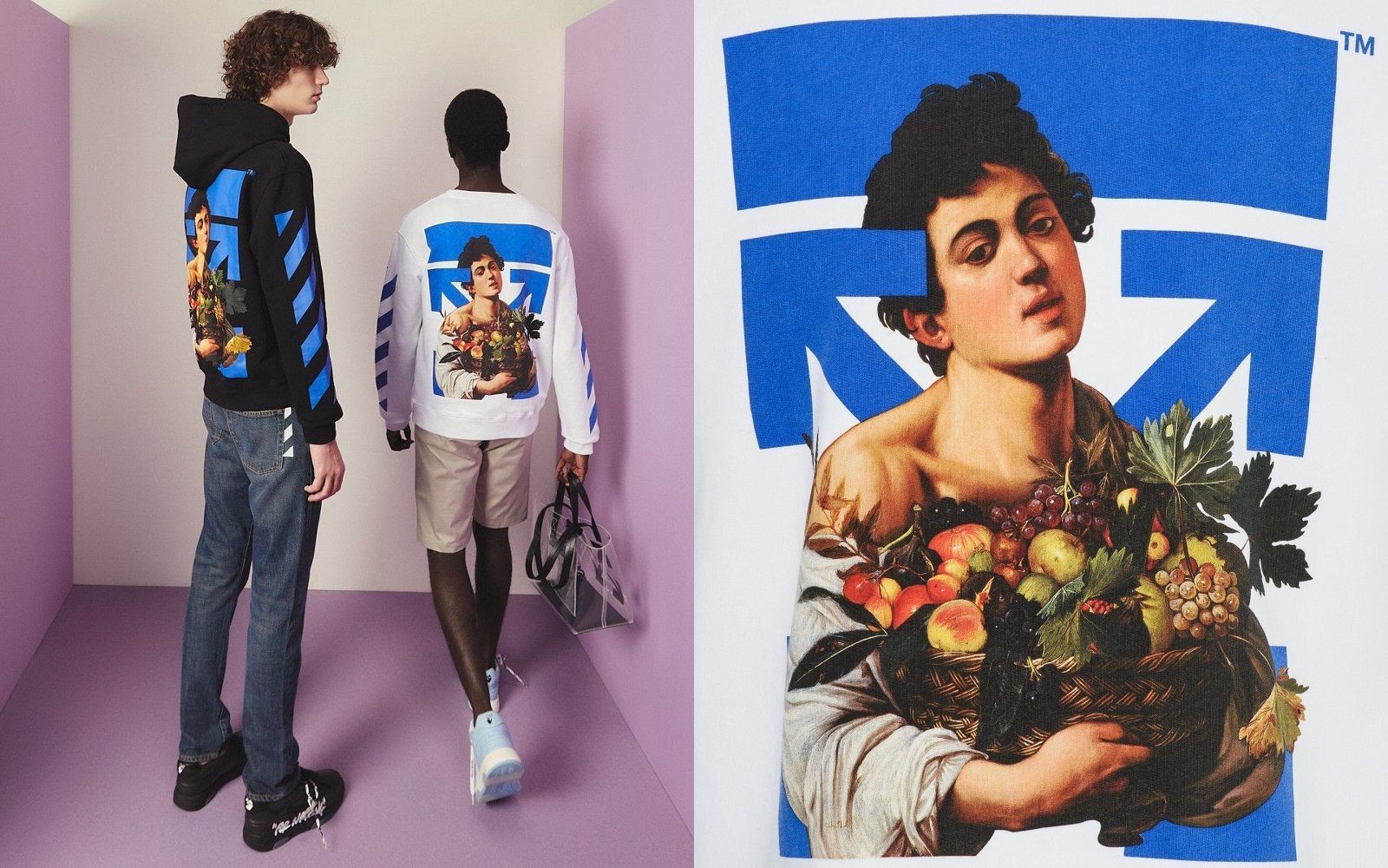 Off white hotsell hoodie caravaggio