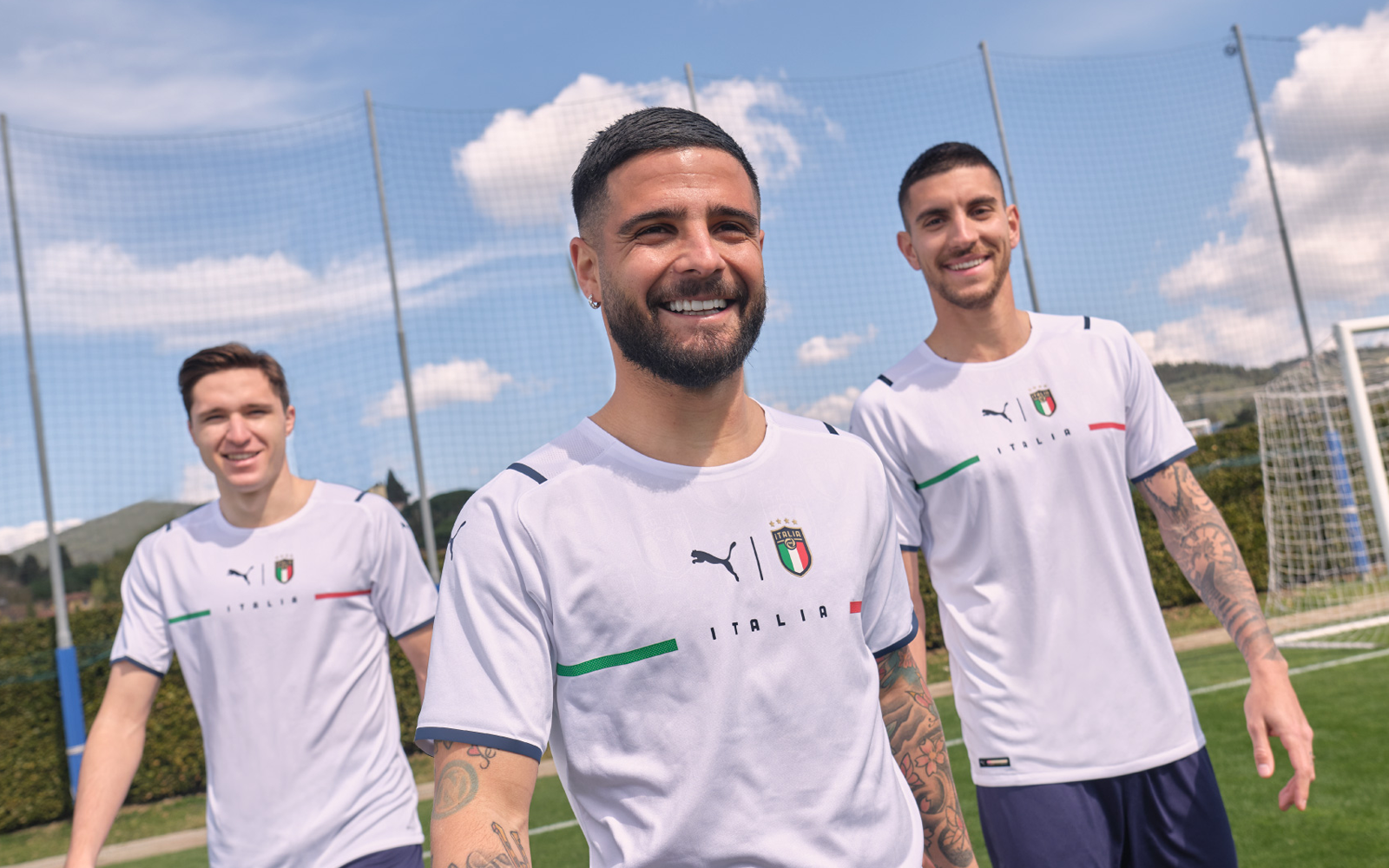 The new away kit of the Italian national team by PUMA