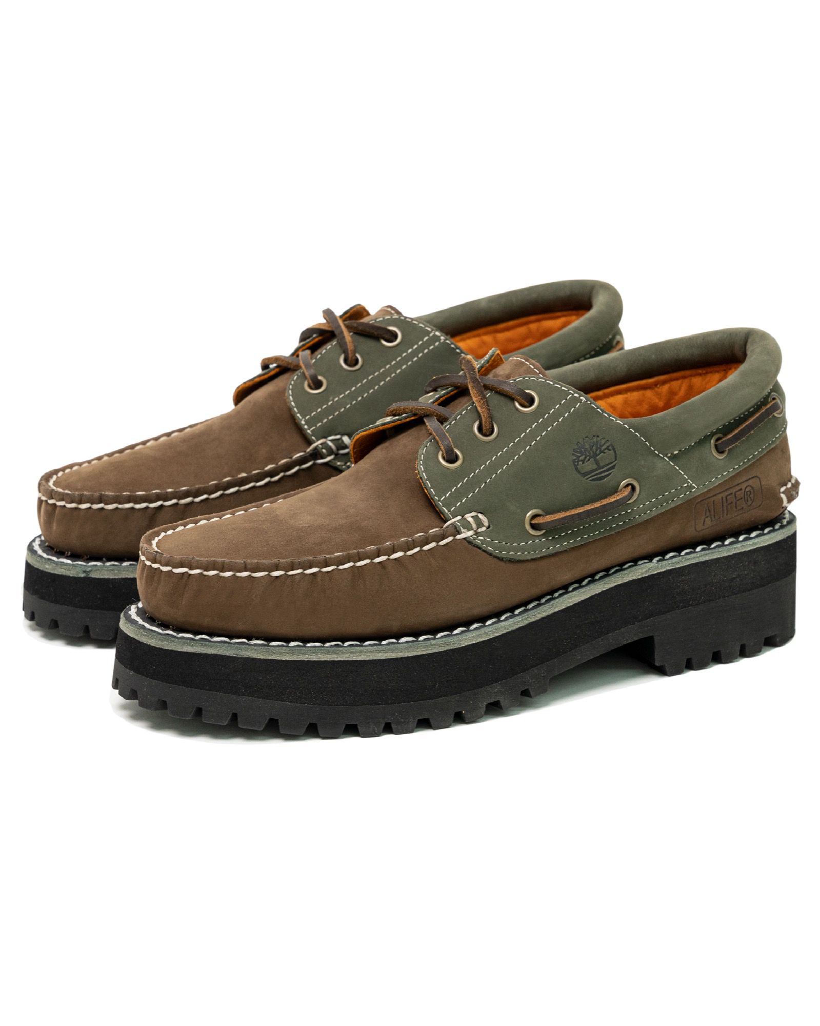 The Alife x Timberland boat shoes with extra thick platform
