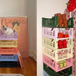 How to recreate at home the colour crates A creative and original idea to recycle fruit crates with a DIY session