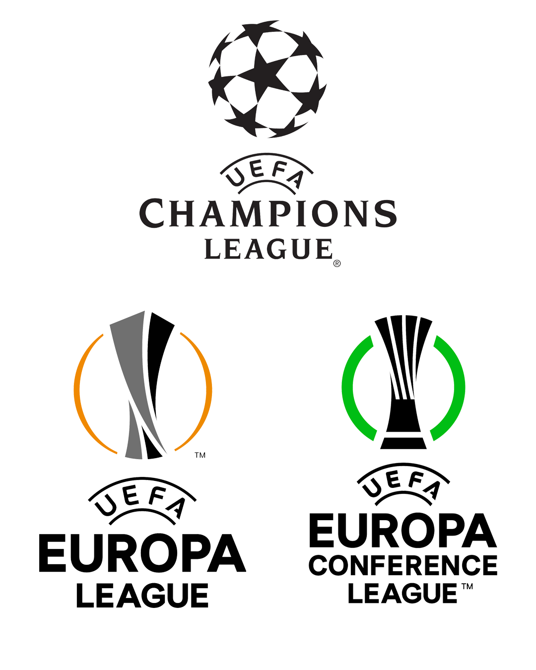 The brand identity of the new UEFA Conference League