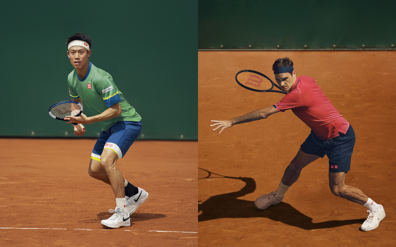 UNIQLO launches the new game uniforms for Roger Federer and Kei Nishikori