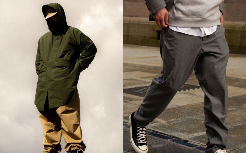 GOLDWIN  RIP TAPERED HIKER PANTSブラック Goldwin/SLIM TAPERED STRETCH PANTS (BLACK)