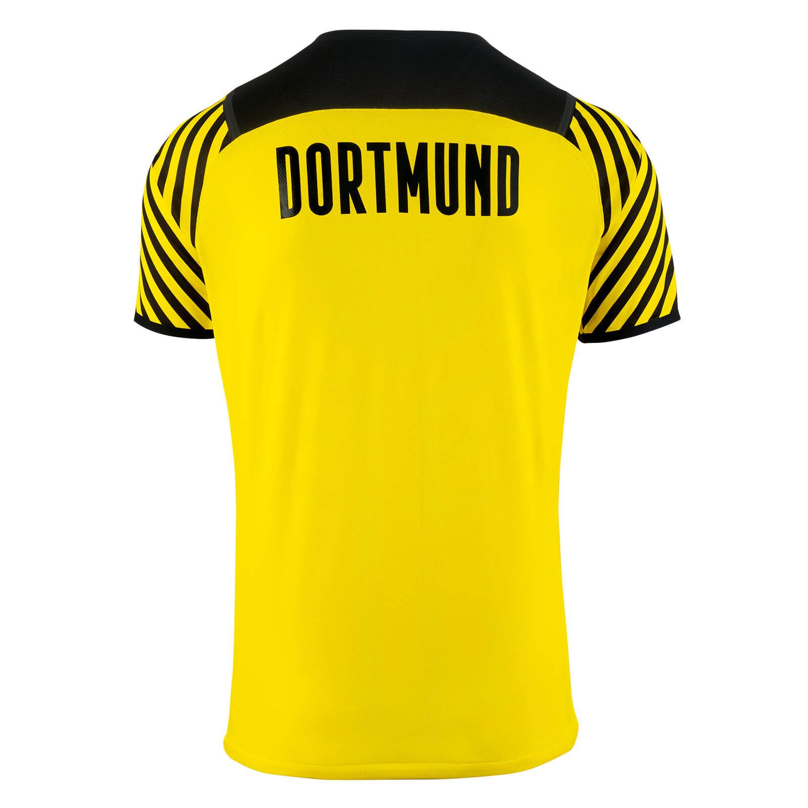 The New Borussia Dortmund 2021-22 Home Kit By PUMA