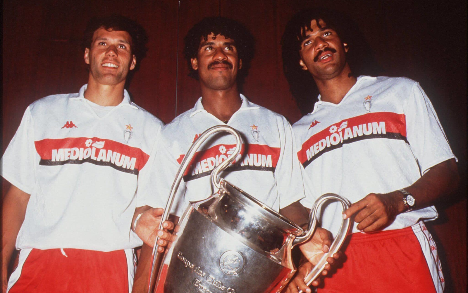 Classic Football Shirts - Rijkaard. van Basten. Gullit. Pre-season AC Milan  style // 1988