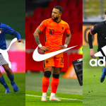 All the brands present at EURO 2020 The big 3 sponsor almost 90% of the national teams