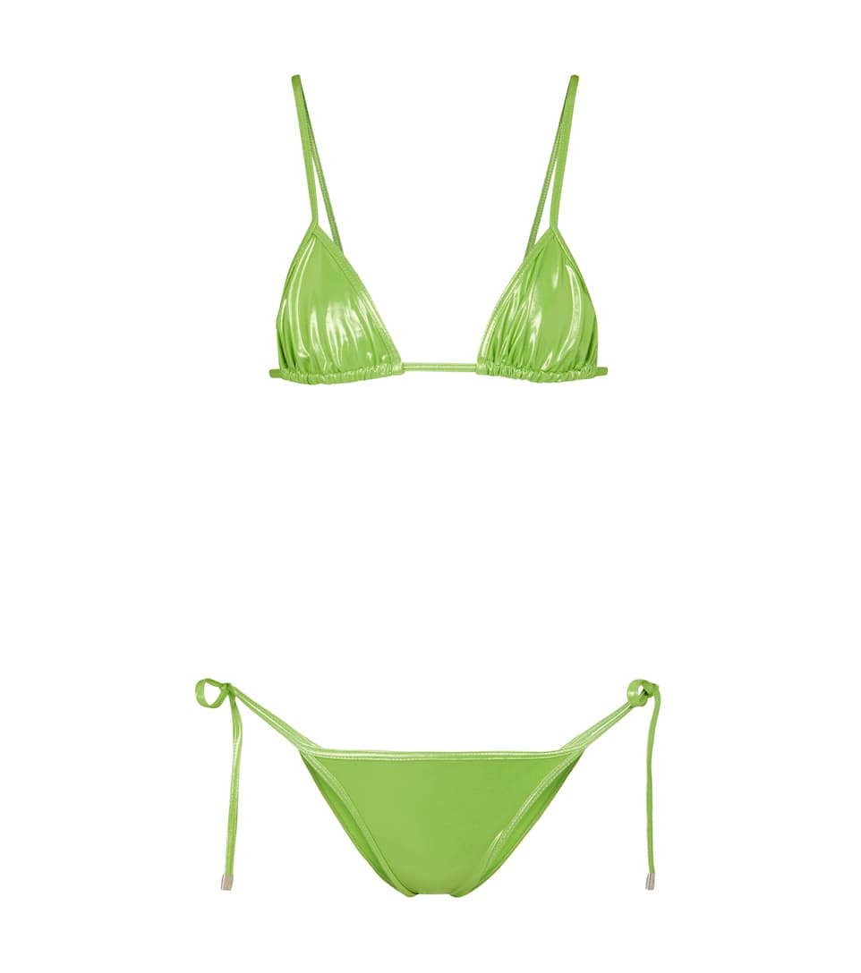 The Attico Triangle Bikini Set