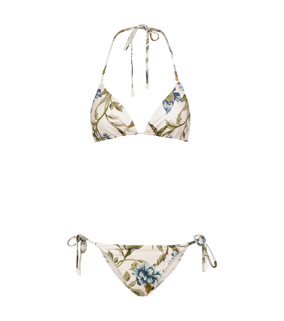 Zimmermann Floral Triangle Bikini