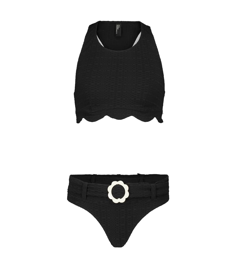 Lisa Marie Fernandez Seersucker Bikini