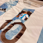 The celebrative Argentina shirt dedicated to Maradona