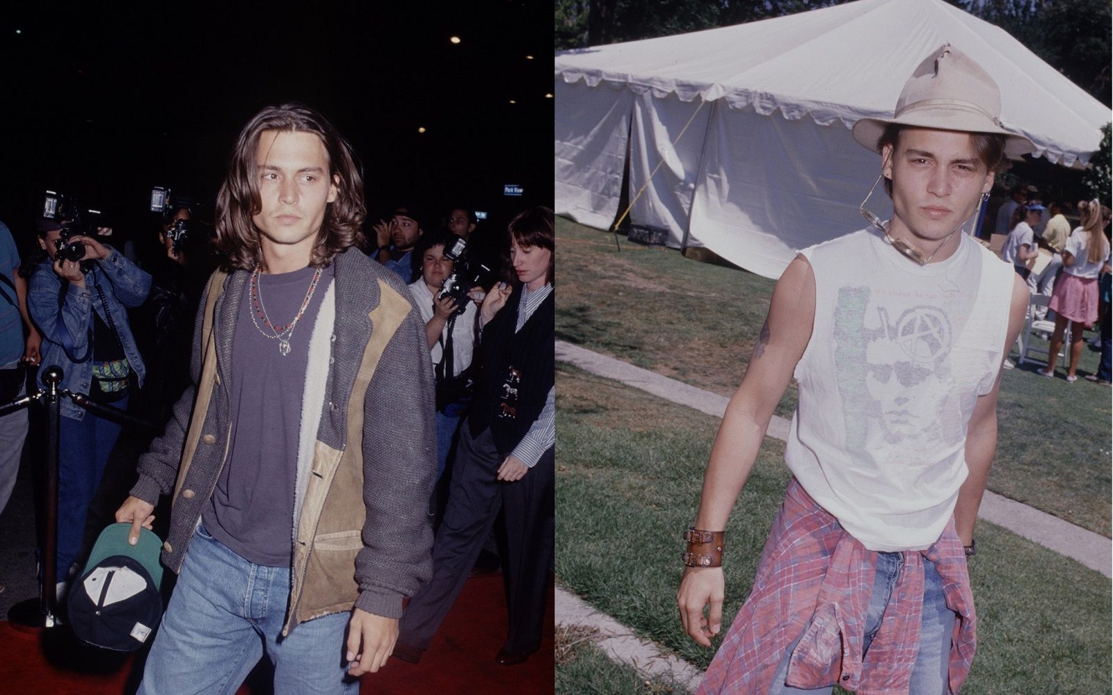 Johnny depp hot sale casual style