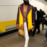 James harden clothing store style