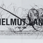 the smell of nostalgia with helmut lang