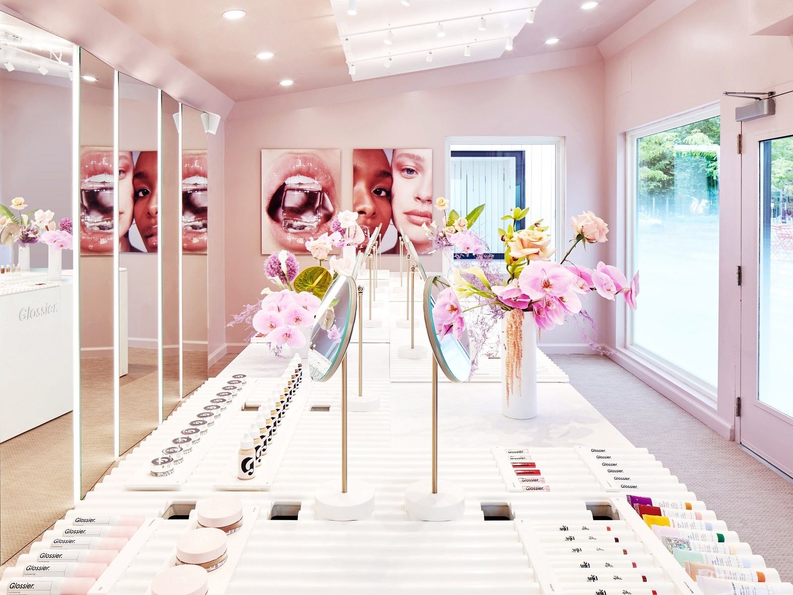 Glossier returns to physical retail, with three new stores