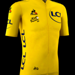 CYCLING VELO SHIRT JERSEY 2016 LCL TOUR DE FRANCE SIZE M ADULT LE COQ