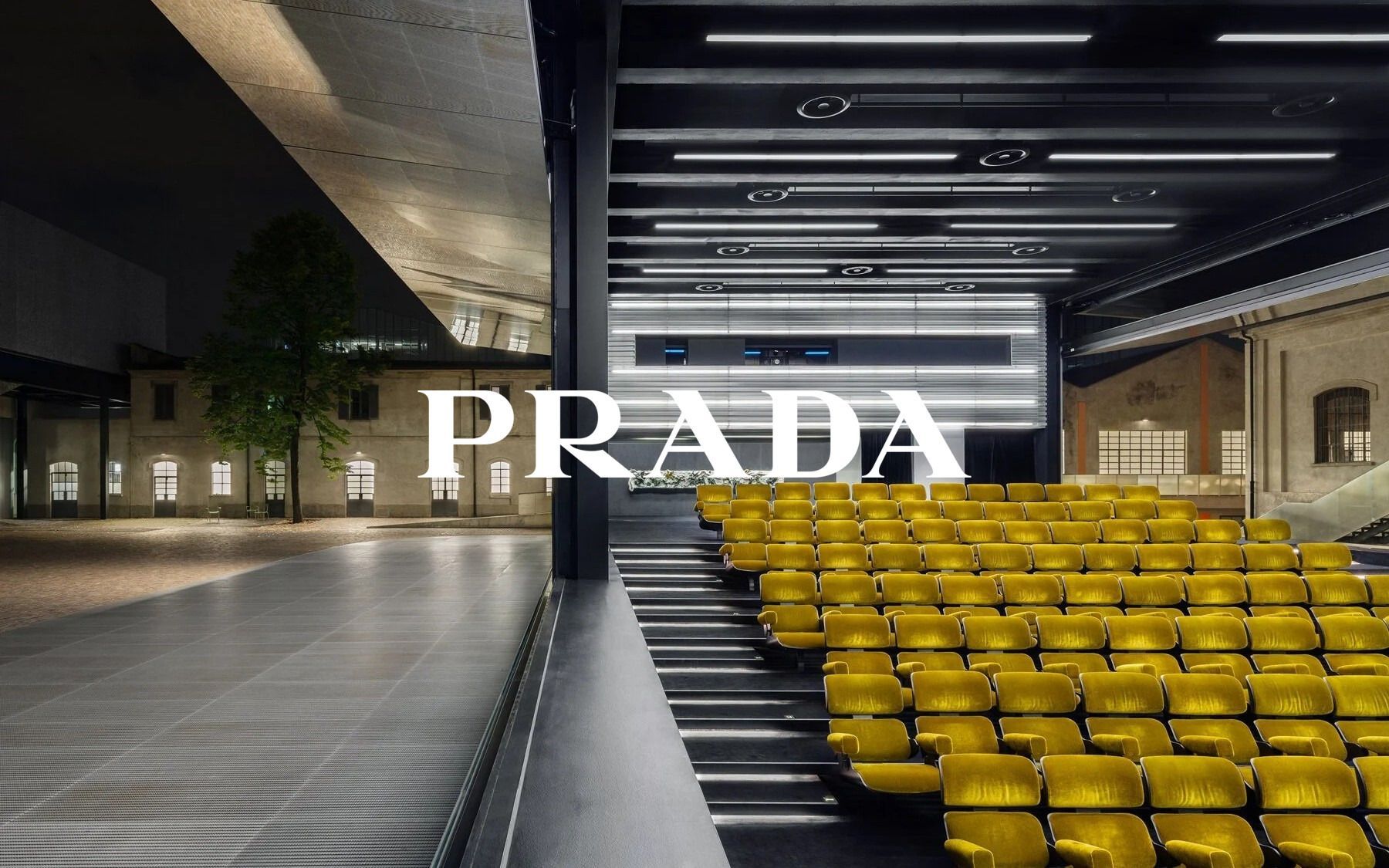 Fondazione Prada has opened its outdoor cinema in Milan Dedicated to the screening of the Multiple Canvases film series