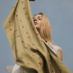 Collaboration Projects  Hand sewn Italian silk scarves designed