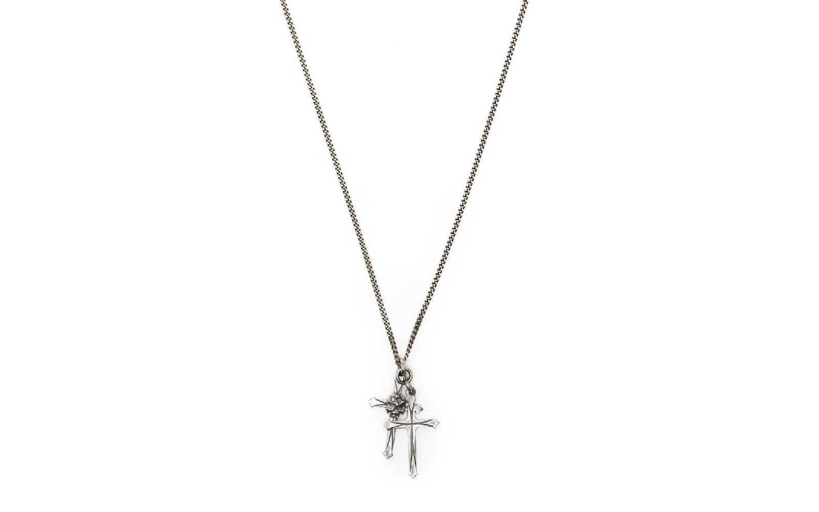 Emanuele Bicocchi Cross Pendant Necklace