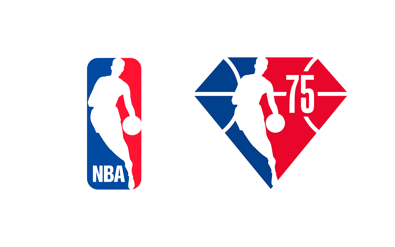 The commemorative NBA 75th Anniversary Season logo will appear throughout  the 2021-22 season on courts and official NBA merchandise, inside…