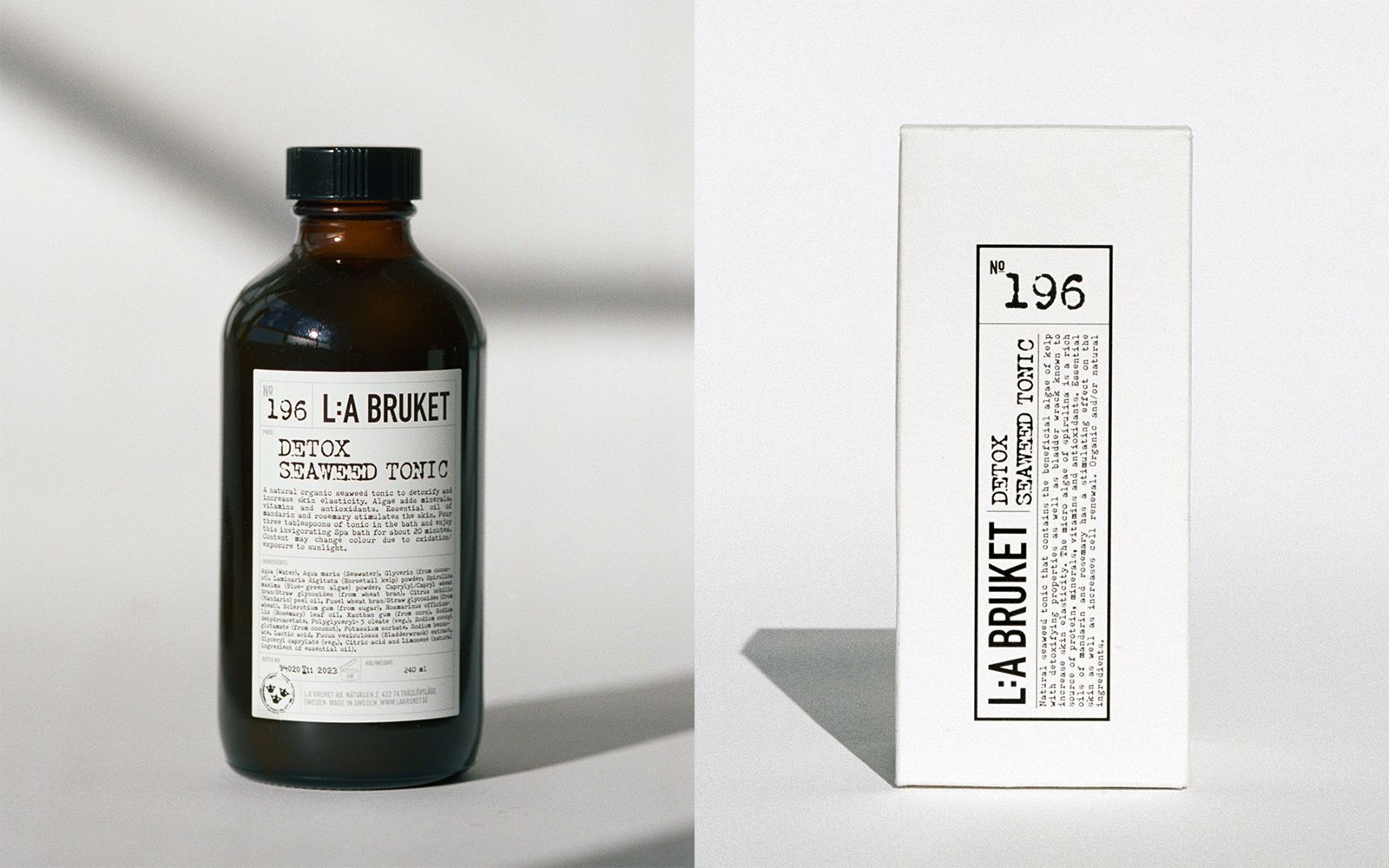 L:A BRUKET 196 Detox seaweed tonic