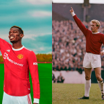 The new Manchester United 2021-22 home kit by adidas Inspired by George Best's 60s and his first three-stripe shirts