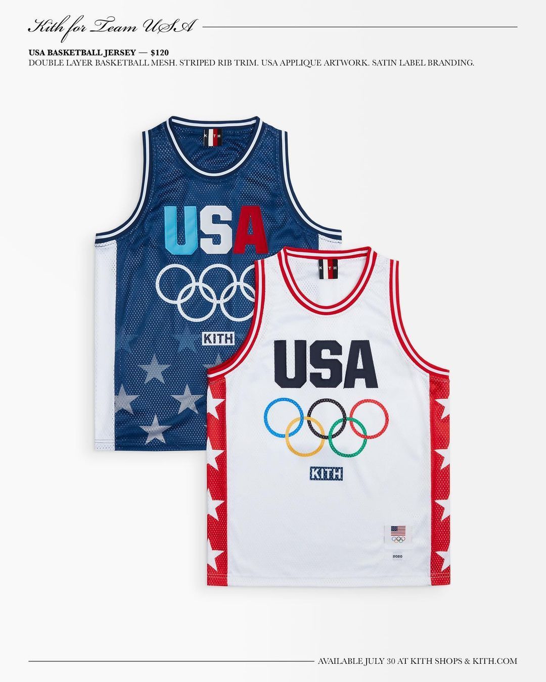 The new KITH x Team USA collection with Olympic legends