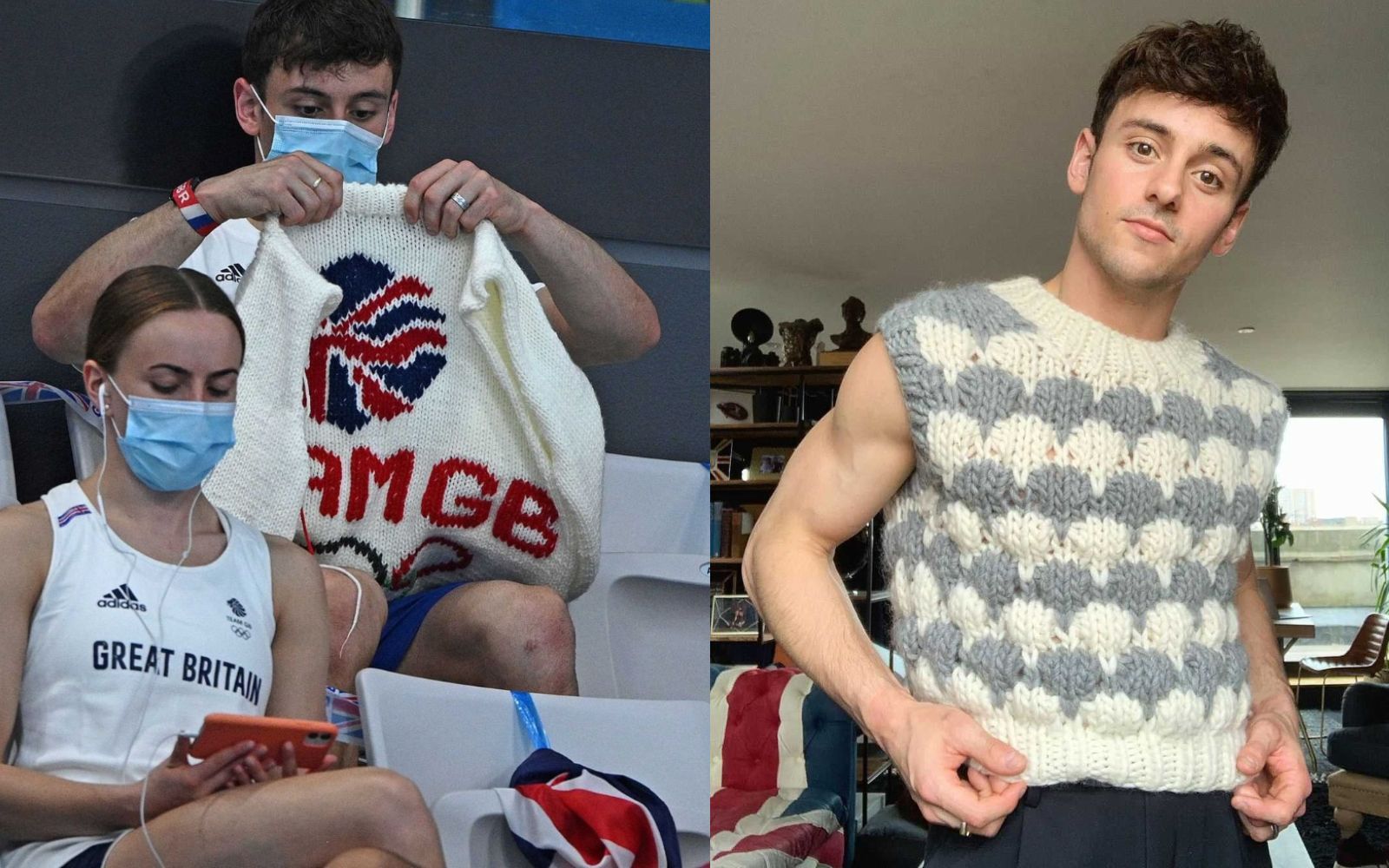 Tom Daley took the crochet to the Olympics Gold medal in dips and crochet