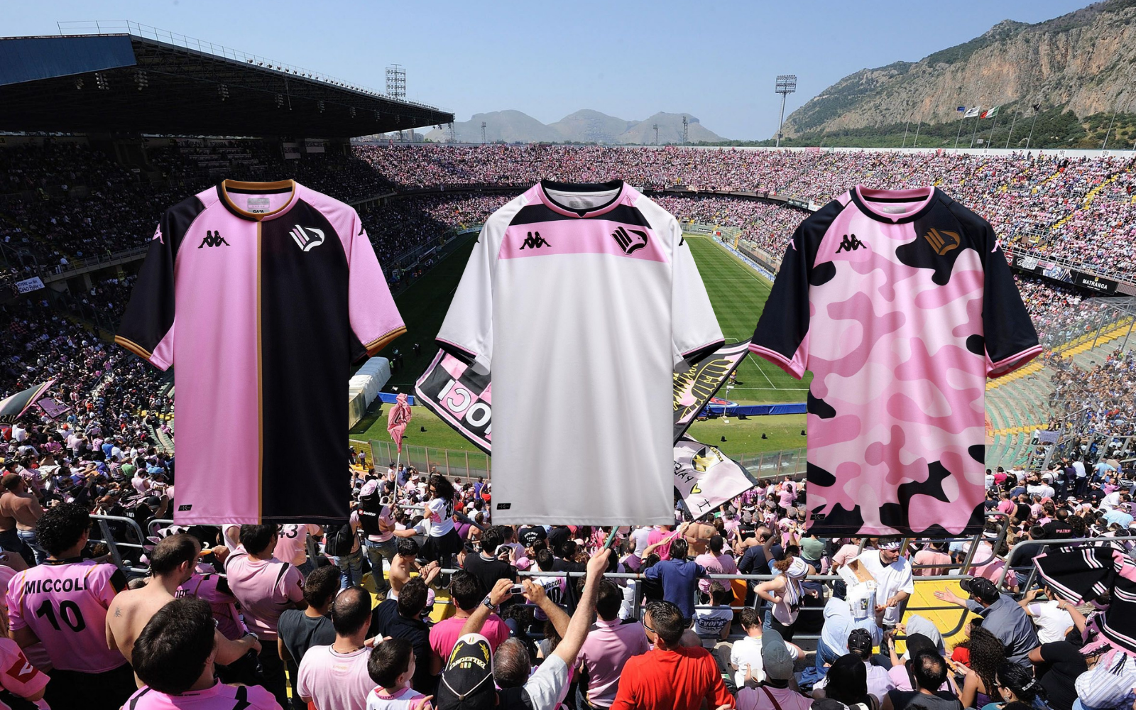 Palermo's new Kappa jerseys for 2021-22 season